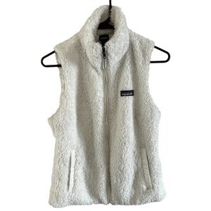 Patagonia | Women’s SZ S | White Los Gatos Fleece Vest | Cozy Fuzzy